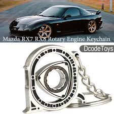 rotary engine rx7 rx8 keychain creative