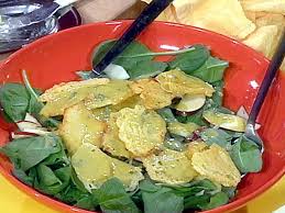 baby spinach salad with thyme and dijon