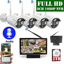 What streaming services have outdoor channel? 2020 Update 10 Inch Screen Hd 1080p Oossxx 8 Channel Outdoor Wireless Security Camera System 4pcs 1080p Wireless Ip67 Weatherproof Ip Cameras With One Way Audio P2p App 2tb Hard Drive Buy Online In Dominica At Dominica Desertcart Com