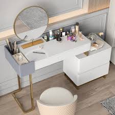 1000mm modern white makeup vanity with