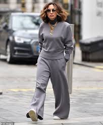 Image captionjack grealish was attacked from behind by paul mitchell at st andrew's. Myleene Klass Keeps It Casual In A Baggy Grey Tracksuit And Blingy Jewellery Aktuelle Boulevard Nachrichten Und Fotogalerien Zu Stars Sternchen