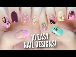 10 easy nail art designs for beginners