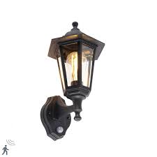Classic Outdoor Wall Lamp Black With
