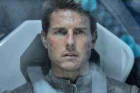 Tom cruise literally hung off the side of a plane getting up to speed. Oblivion Review