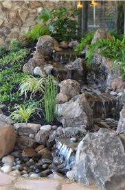37 backyard garden waterfall ideas