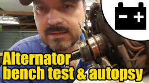 Alternator bench test & autopsy #1418 - YouTube