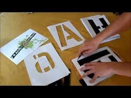 Affiche alphabet imprimer dessin gratuit artherapie ca. Realise Un Alphabet En Pochoir Youtube