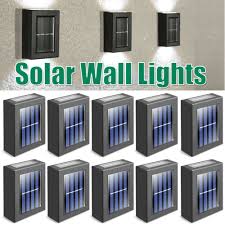 solar led wall light outdoor