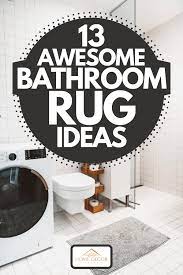 13 awesome bathroom rug ideas