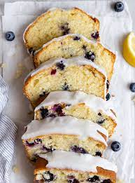 Lemon Blueberry Pound Cake Frozen Blueberries gambar png