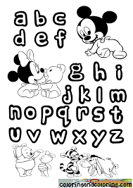 I teach middle school, so this post is incredibly useful to me. Alphabet Mickey Mouse Coloring Coloring And Coloring Coloring Home