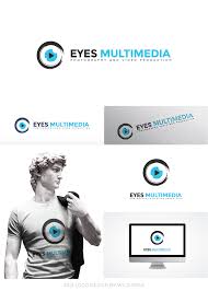 Modern Professional Video Production Logo Design For Eyes