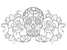 They're all free but limited for personal use only. Free Printable Day Of The Dead Coloring Pages