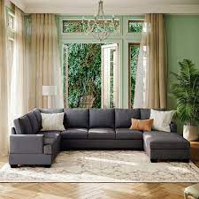 Removable Cushions Corner Sofa Set