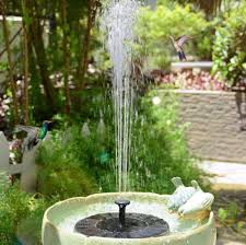 From Solar Power Water Features To
