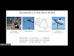 Quadratics In The Real World Part 1
