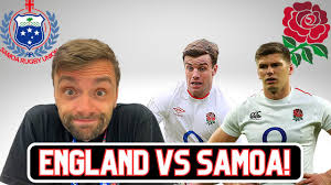 england go strong vs samoa team