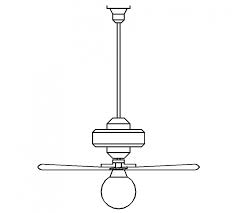 ceiling fan design with part of