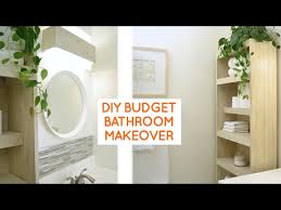 diy small bathroom remodel budget