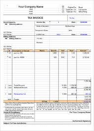 Excel Billing Invoice Template Magdalene Project Org