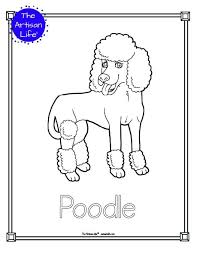 Poodles are not meant to live outside. 35 Free Printable Dog Breed Coloring Pages For Kids The Artisan Life