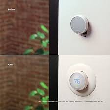 Elago Nest Thermostat E Wall Plate Cover 4 Colors White