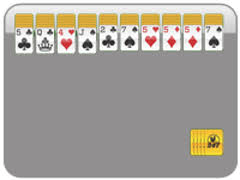 Simply click the top left title to play a new solitaire game, or use one of the menu commands: 247 Solitaire