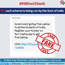 Ways to get a laptop for free from the government. O Xrhsths Pib Fact Check Sto Twitter Claim A Text Message With A Website Link Is Circulating With A Claim That The Government Of India Is Offering Free Laptops For All Students