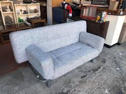 nitori gray comfy sofabed steel base