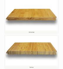 horizontal and vertical bamboo flooring
