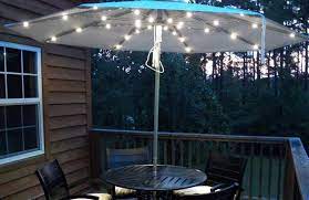 Outdoor Patio Umbrella Lighting Ideas