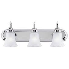 Shop Westinghouse 6652200 8 5 Tall 3 Light Vanity Bathroom Fixture With Chrome Overstock 14332887
