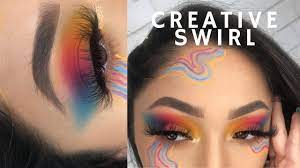 creative swirl makeup tutorial you
