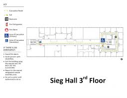 sieg building evacuation floor plans