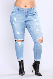 Kneed You Now Skinny Jeans Light Blue Wash