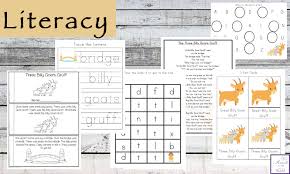 Print in a large size and the pictures will still appear clearly. Three Billy Goats Gruff Printable Pack Simple Living Creative Learning
