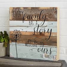family story 12x12 personalized