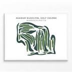 Buy the best printed golf course Agawam Municipal Golf Course ...