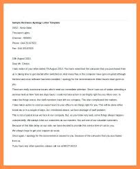 Business Apology Letter To Customer Sample Aoteamedia Com