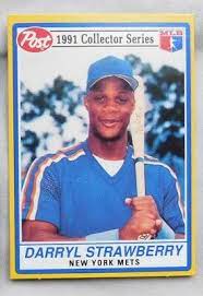 The set consisted of 802 baseball cards and each card from the 1991 upper deck baseball card set is listed below. 1991 Post Cereal Darryl Strawberry Mets Baseball Card Ebay