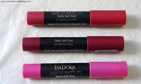 isadora twist up matt lips super pink