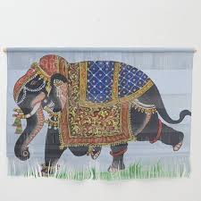 Traditional Indian Elephant Wall