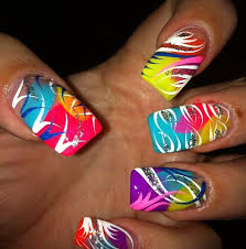 It's been a long time since fashionistas chose this not only in spring 2020, but also in other seasons, nails designs consisting red color will be a bright fashion trend. Rainbow Rainbow Nail Art Rainbow Nails Nail Art Designs