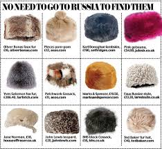 Men's fur hats and russian winters. Cosy Like A Cossack Femail Picks The Best Fluffy Hats From The High Street Daily Mail Online