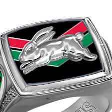 Free delivery and returns on ebay plus items for plus members. Nrl South Sydney Rabbitohs Ring With Team Colours