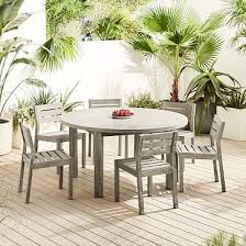 Portside Outdoor Concrete Round Dining
