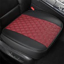 Red Leather Cushion Chair Mat Protect