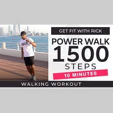 1500 steps 10 minute workout steps