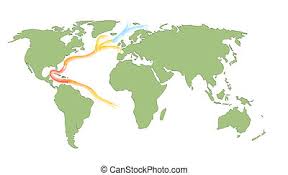 Take a look at the units on the map below and book your stay today! A Map Of The World Showing The Gulf Stream And Its Different Temperature Zones Canstock