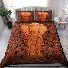 Leather Elephant Bedding Set Teeruto